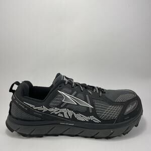 Altra Lone Peak 3.5 Trail Running Shoes Mens Size 9 Black Gray Hiking Athletic